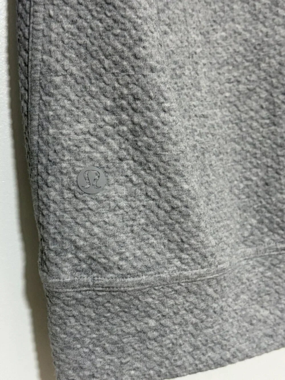 Lululemon Steady State Cotton Blend Women’s Gray Pullover Hoodie Sz 4
